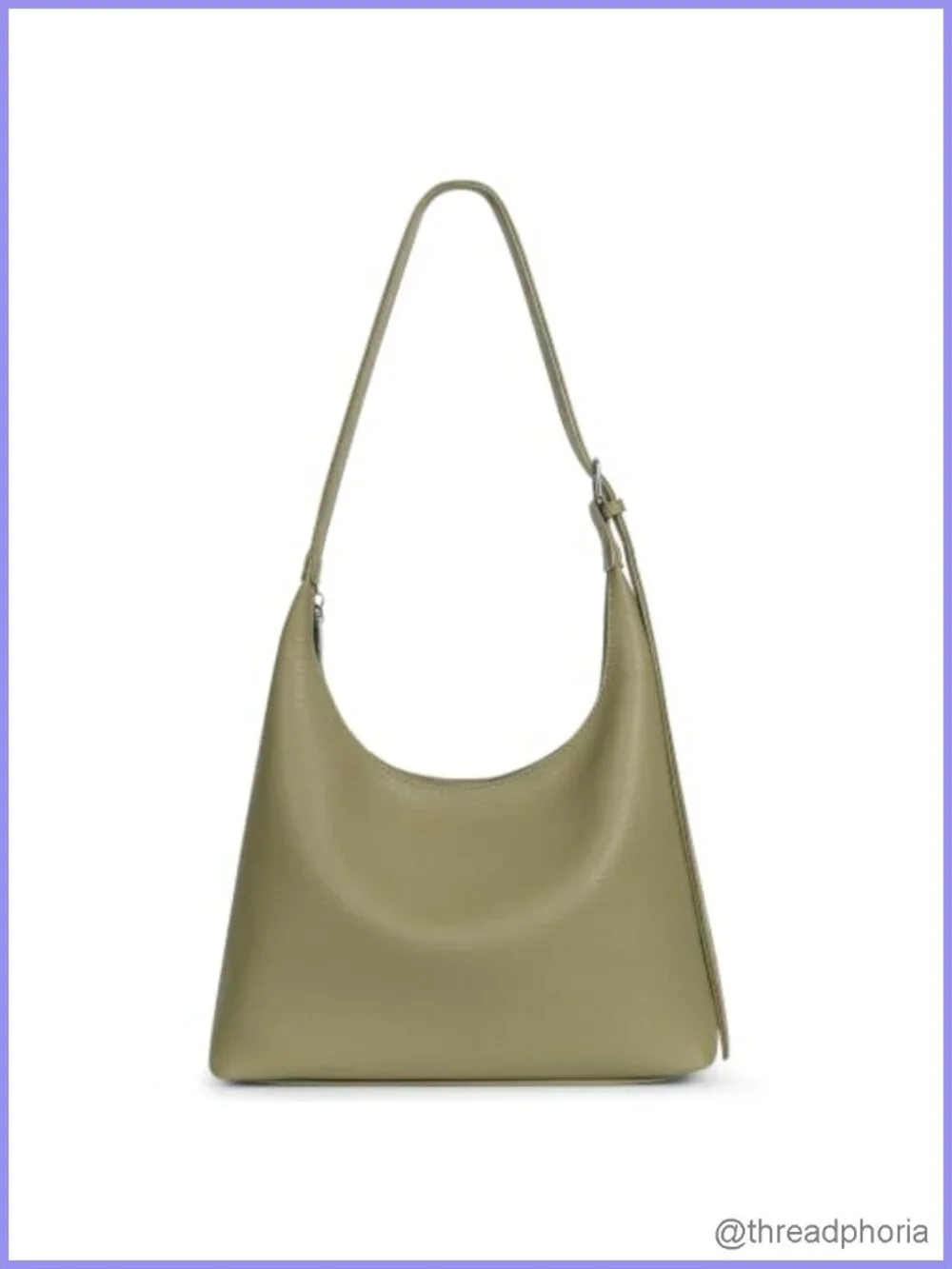 Small Slouchy Hobo Shoulder Bag Faux Leather Everyday Purse